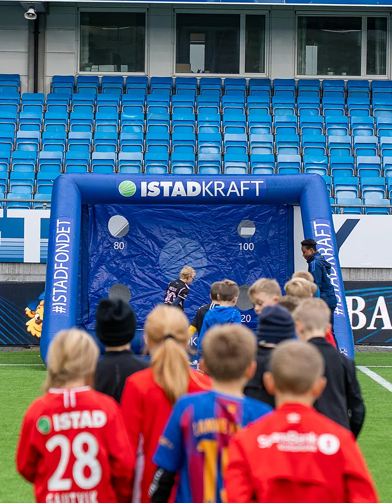 Det blir mulighet for å prøve seg på vår populære fotballgoal Det blir mulighet for å prøve seg på vår populære fotballgoal