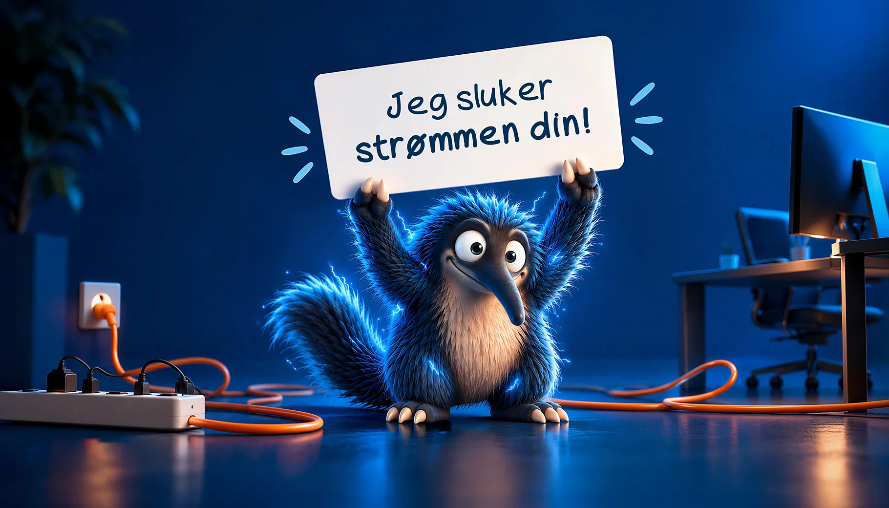Bli med på jakten på strømslukerne! Bli med på jakten på strømslukerne!
