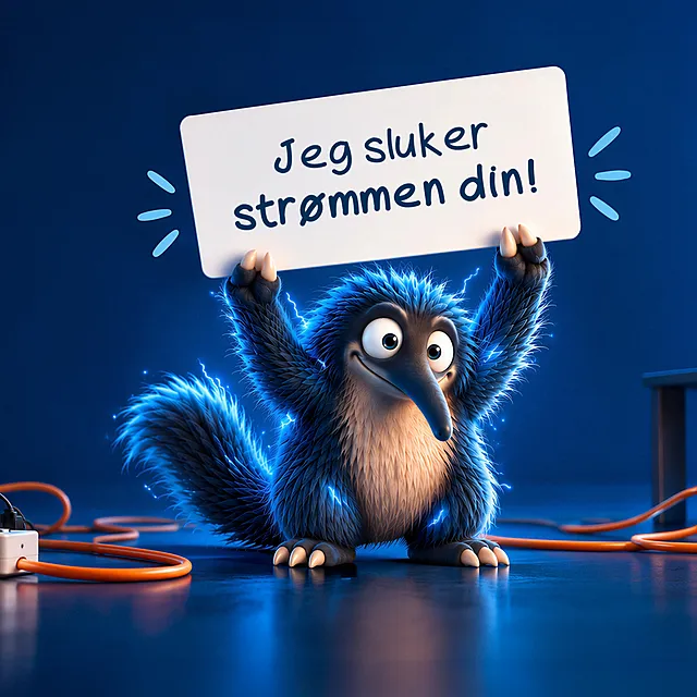 Bli med på jakten på strømslukerne! Bli med på jakten på strømslukerne!